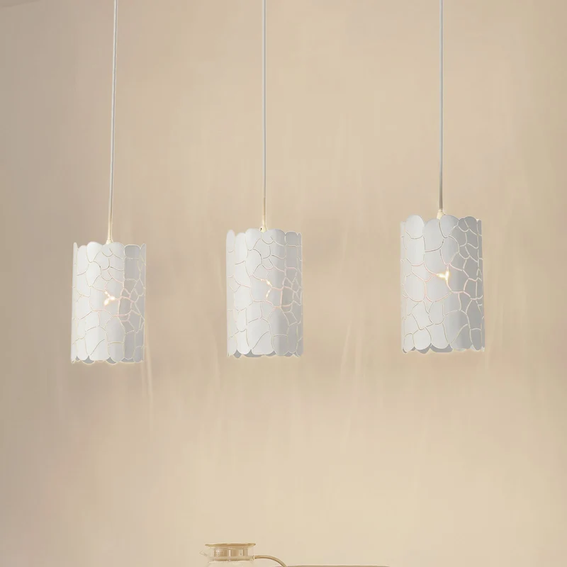 B-Ware Lindby Hängeleuchte Pendelleuchte Aralena weiß 3 flg Länge 92 cm369