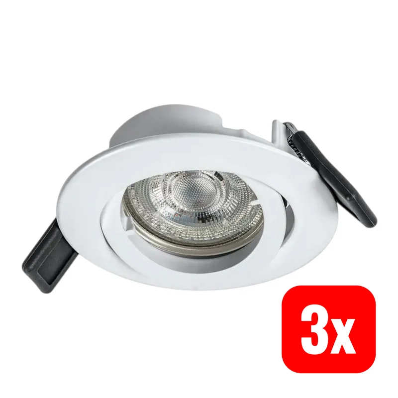 B-Ware LEDVANCE Einbauleuchte Deckenstrahler Recess Twistlock GU10, LED weiß 3 STÜCK
