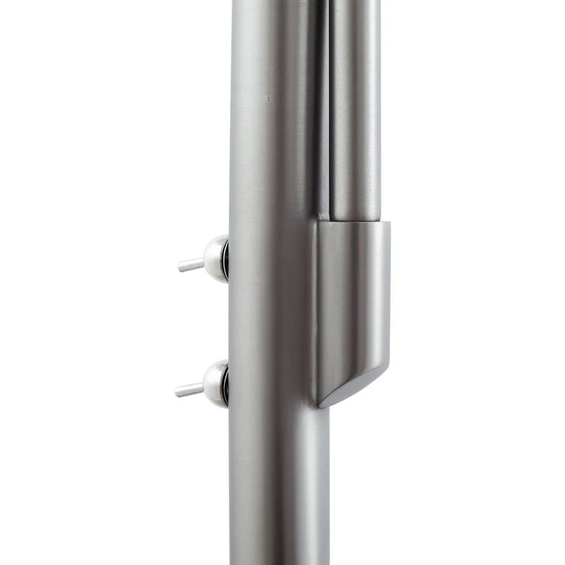 B-Ware Lindby Stehleuchte Lampe Jaileen grau Textil 170 cm Leselicht