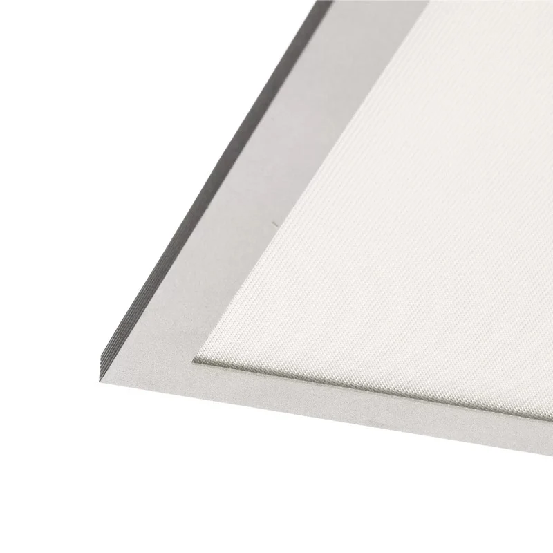 B-Ware PRIOS LED Panel Deckenleuchte Lichtpaneel weiss silber Kunststoff Aluminium 120
