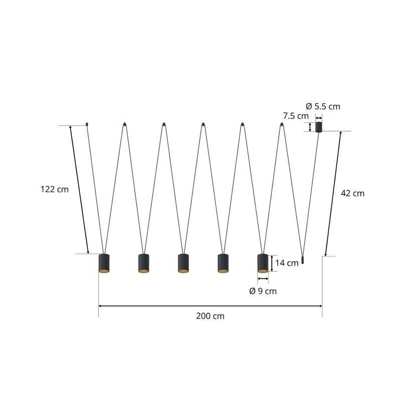 C-Ware Nowodvorski Lighting Hängeleuchte More Tone Deckenlampe schwarz SIEHE TEXT/FOTO