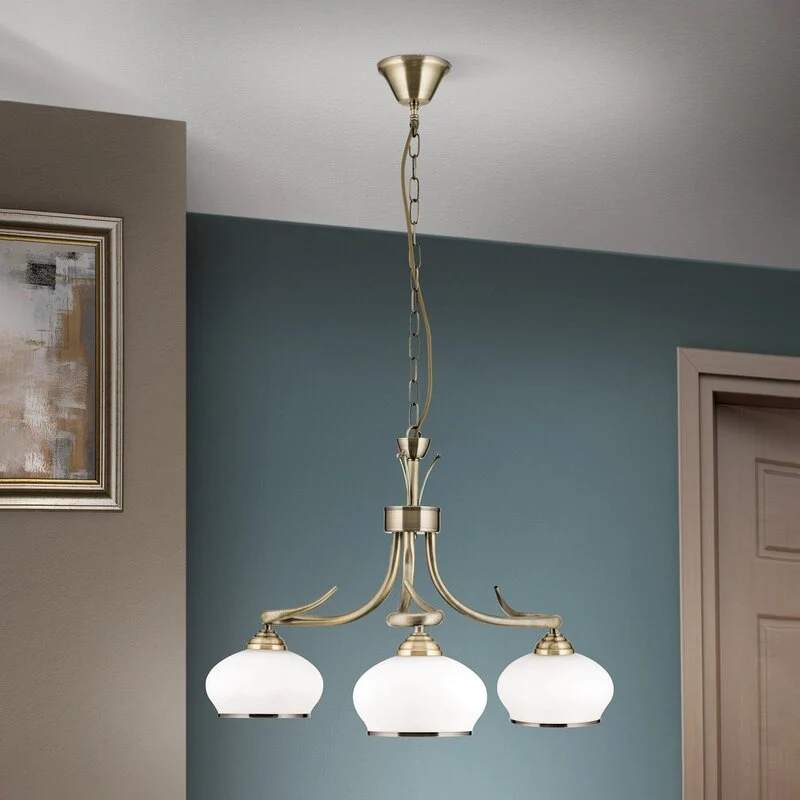 B-Ware Orion Hängeleuchte Elvira Deckenlampe Deko-Deckenlampe Pendelleuchte E27 5-flg