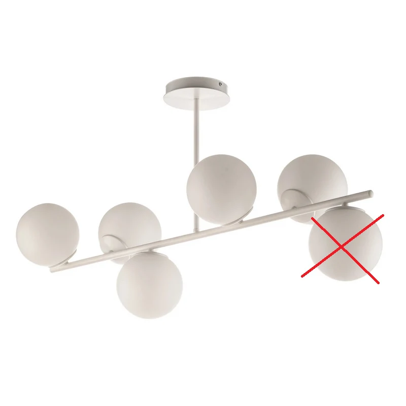 B-Ware Emibig Lighting Deckenlampe Kabo Deckenleuchte Leuchte weiß SIEHE TEXT/FOTO