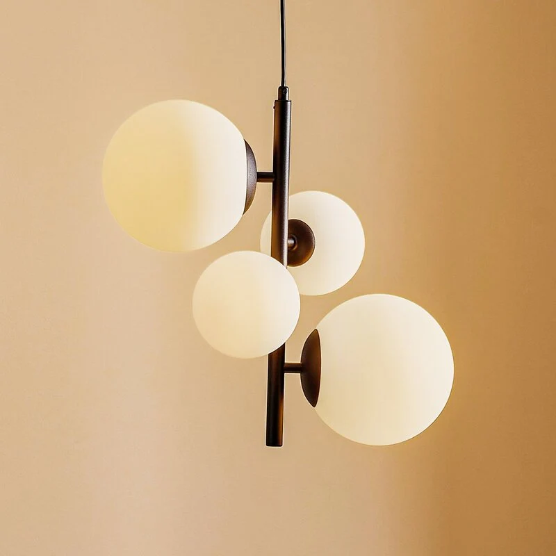 B-Ware Euluna Hängeleuchte Dione vierflammig schwarz Deckenlampe E27 SIEHE TEXT/FOTO106