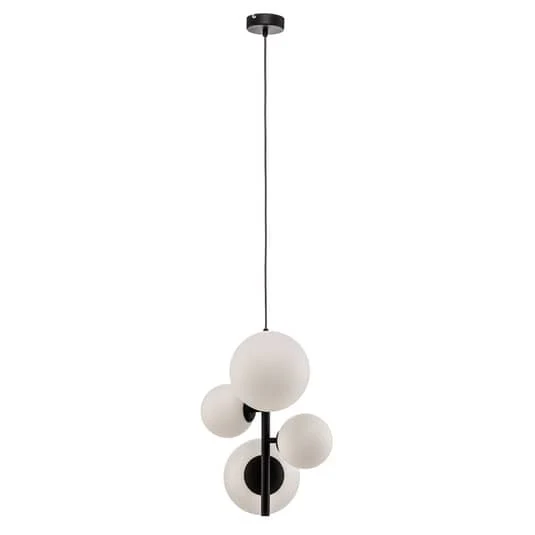 B-Ware Euluna Hängeleuchte Dione vierflammig schwarz Deckenlampe E27 SIEHE TEXT/FOTO106