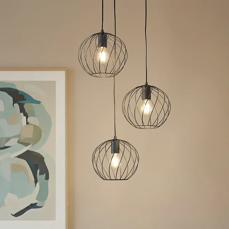 B-Ware Lindby Danika Hängeleuchte Hängelampe Leuchte Lampe Pendelleuchte Licht LED