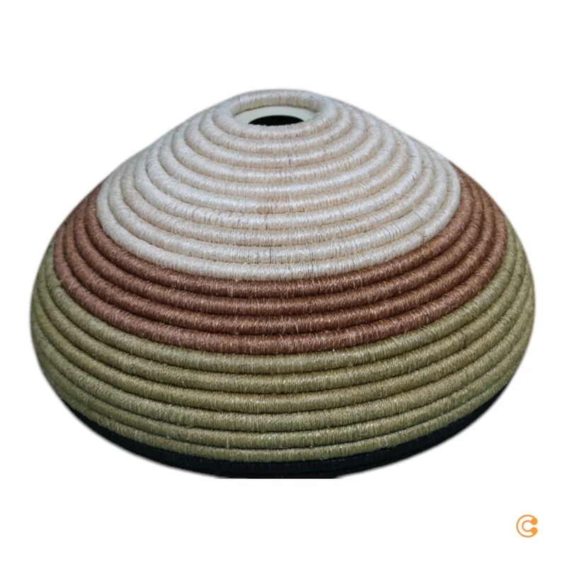 B-Ware Forestier Pendelleuchte Hängelampe Leuchte Grün Rattan Hanf E27 Designer Jette