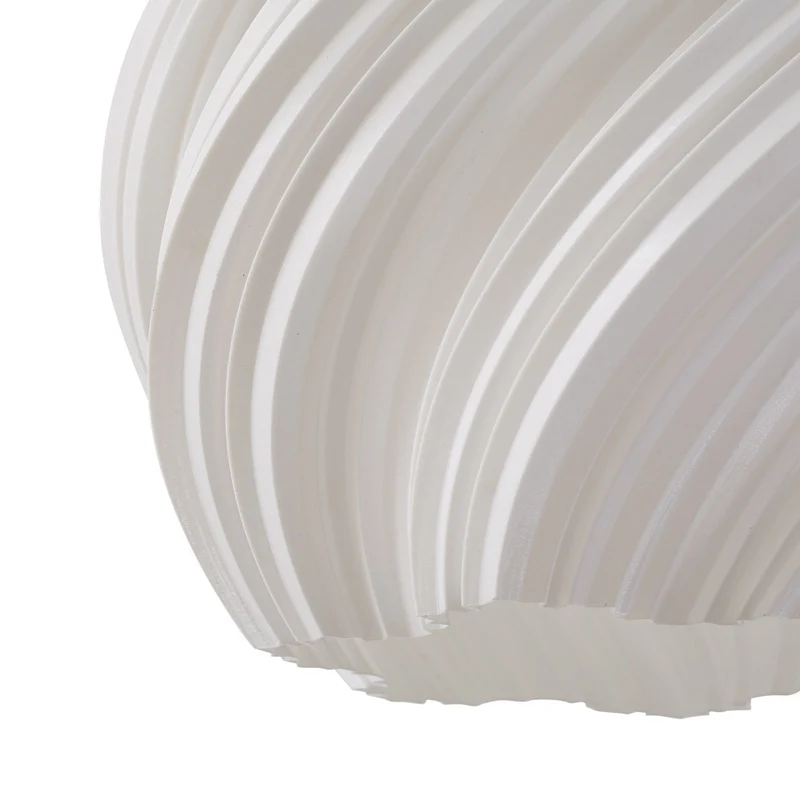 B-Ware Lindby Pendelleuchte Lampe Nuvia weiß 3D Druck 30 cm