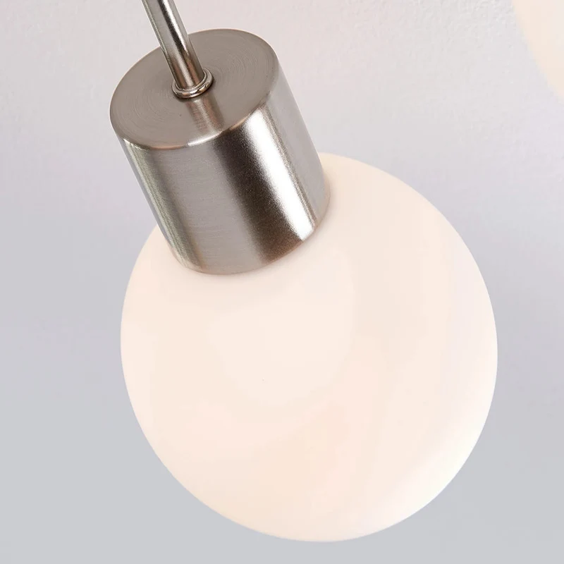B-Ware Lindby Deckenlampe Leuchte Ciala 7-flammig nickelfarben Glas E14
