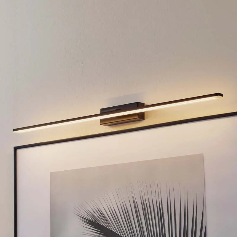 B-Ware Euluna Wandleuchte Wandlampe LED Leuchte Lampe Miroir schwarz 80 cm universalwei