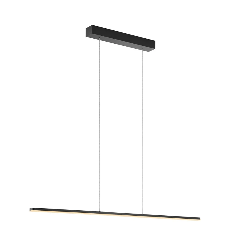 B-Ware Quitani Pendelleuchte Hängelampe Margita LED schwarz matt dimmbar Aluminium 118
