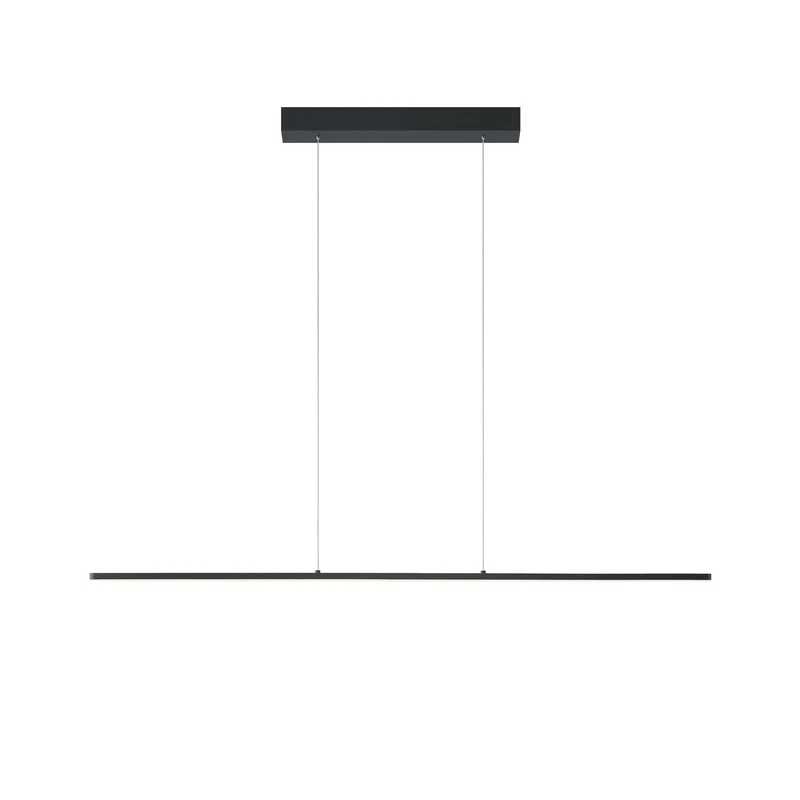 B-Ware Quitani Pendelleuchte Hängelampe Margita LED schwarz matt dimmbar Aluminium 118