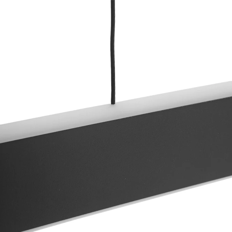 B-Ware LED Pendelleuchte Hängelampe Lucande Philine schwarz Eisen dimmbar Wohnzimmer La