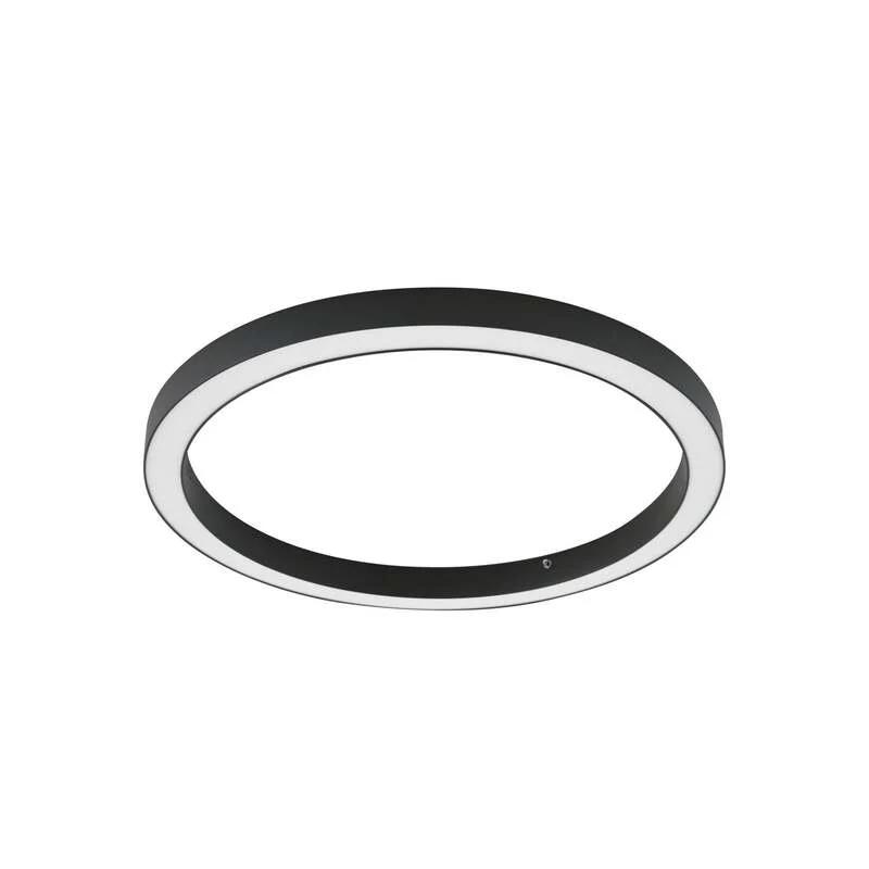 B-Ware Lucande Deckenleuchte Lampe LED schwarz Fernbedienung dimmbar Eisen Kunststoff