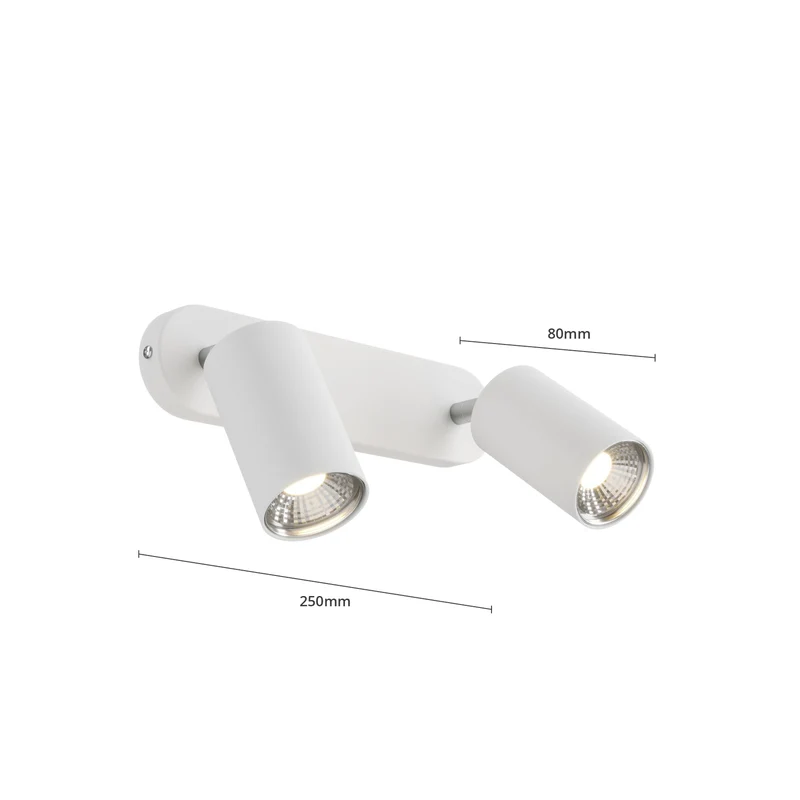 B-Ware Nowodvorski Wandleuchte Eye Spot Strahler LED dimmbar 2-flammig weiß 25x8cm