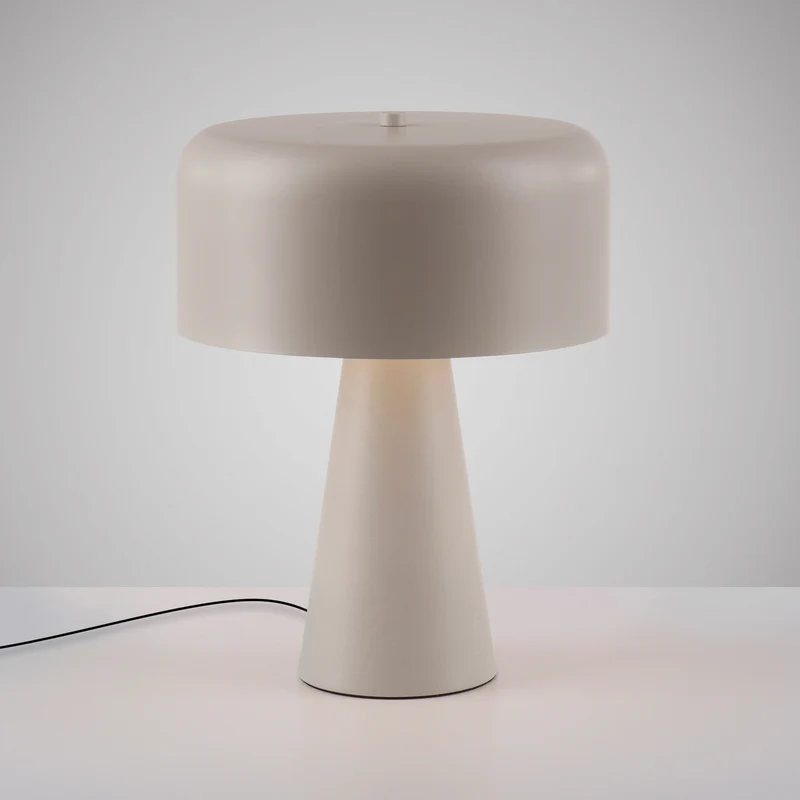 B-Ware Schöner Wohnen Tischleuchte PENTO LED Lampe Leuchte beige Höhe 35cm Metall E27