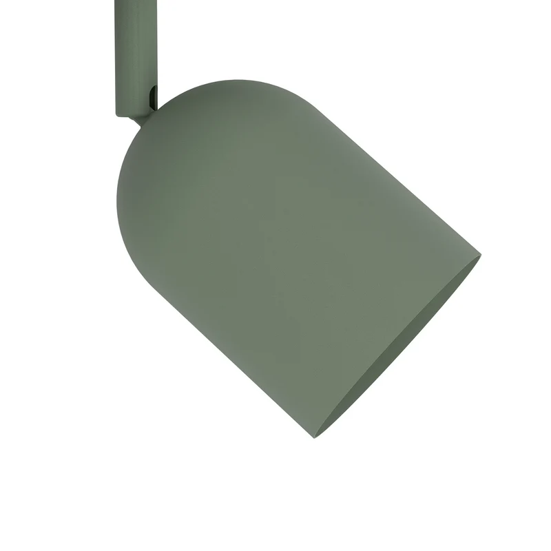 B-Ware Eglo Deckenstrahler Strahler Tilston LED dimmbar dunkelgrün Ø25cm 3-flg. Stahl