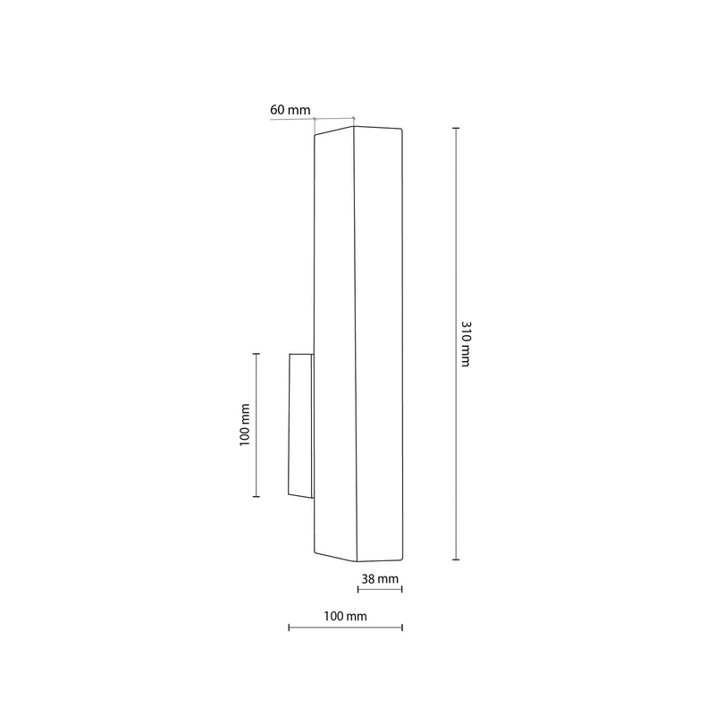 B-Ware TK Lighting Wandlampe Wandleuchte LED Teo Kiefer 31 cm 3000 K SIEHE TEXT/FOTO