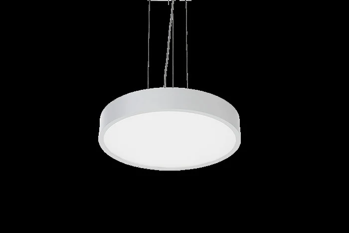 B-Ware Glamox LED-Hängeleuchte C90-P Hängelampe Hängeleuchte Lampe Ø 57 cm 3.000 K weiß