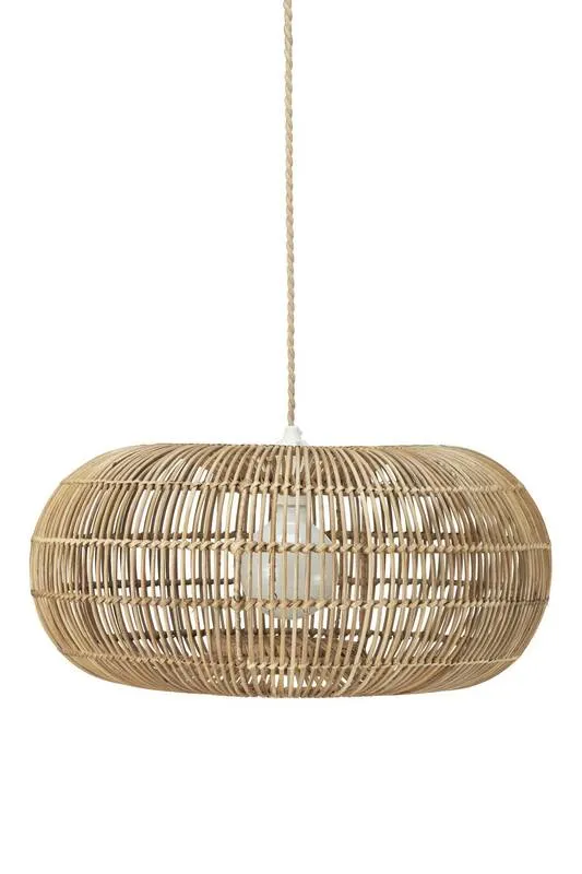 B-Ware PR Home Hängeleuchte Pendelleuchte Zuri Rattan 51 cm Wohnzimmer SIEHE TEXT/FOTO