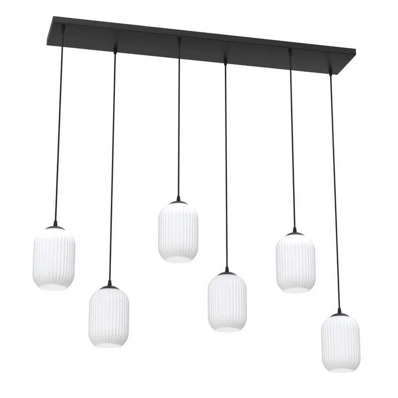 B-Ware Emibig Hängeleuchte Pendellampe Verdi 6 BL Opalweiß Zimmerlampe SIEHE TEXT/FOTO