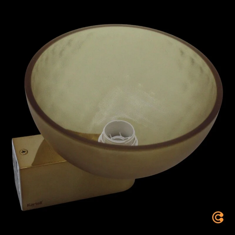 B-Ware Kartell Wandleuchte Wandlampe Fata LED amber thermoplastisches Technopolymer399