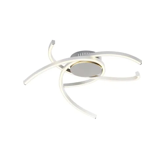 B-Ware Lindby Katris LED-Deckenlampe Deckenlampe Lampe Leuchte 19W IP20 58 cm, alu