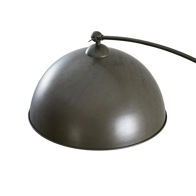 B-Ware Lindby Jonera Bogenstehlampe Lampe Leuchte Stehlampe Stehleuchte dunkelgrau E27