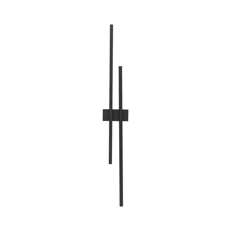 B-Ware TK Lighting Wandleuchte Wandlampe LED Flash schwarz Metall Kunststoff 2 flammig