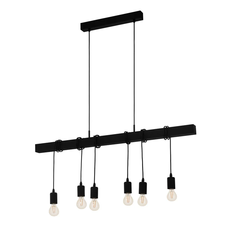 B-Ware EGLO Hängeleuchte Pendelleuchte Townshend schwarz 100cm SIEHE TEXT/FOTO