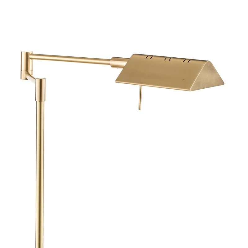 B-Ware Knapstein Stehleuchte Standlampe LED Danuta verstellbar messing matt Metall