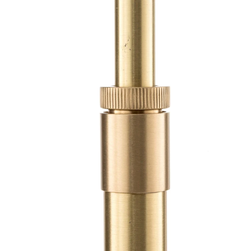 B-Ware Knapstein Stehleuchte Standlampe LED Danuta verstellbar messing matt Metall