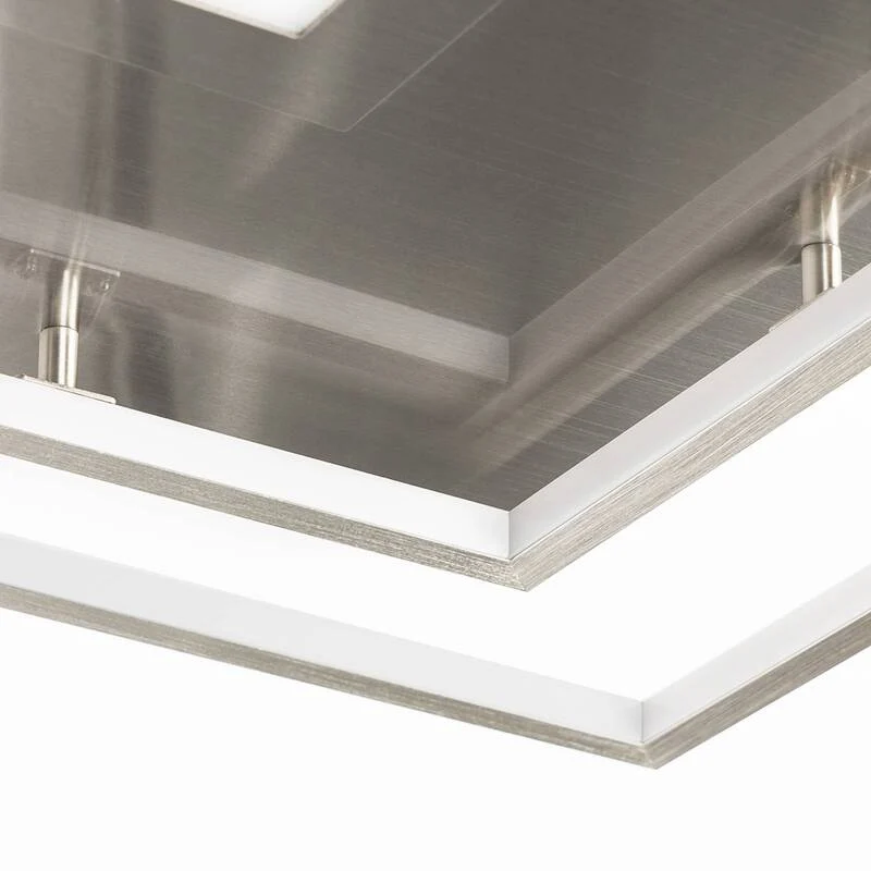 B-Ware Lucande Jirya LED-Deckenlampe Deckenleuchte Deckenlicht Leuchte Lampe CCT silber