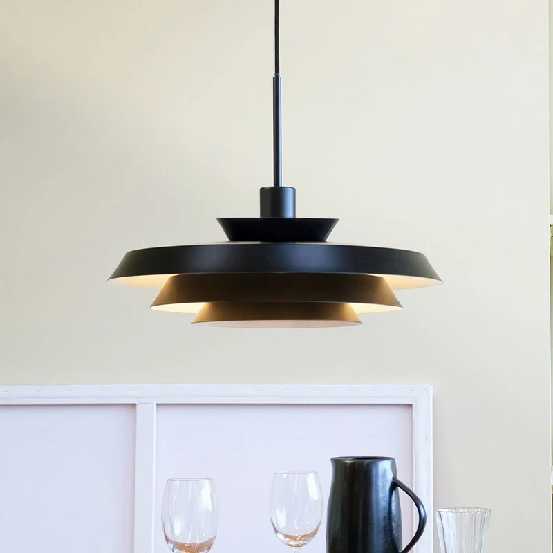 Dyberg Larsen Hängelampe DL44 schwarz Metall 45 cm Lampe Leuchte SIEHE TEXT/FOTO