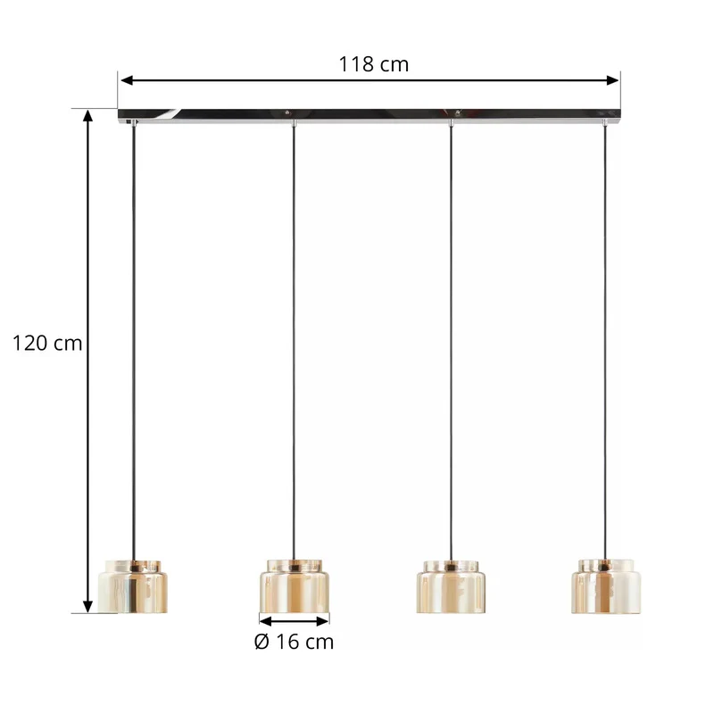 B-Ware Lucande Diano Hängeleuchte Pendellampe Deckenlampe Lampe Leuchte SIEHE TEXT/F385