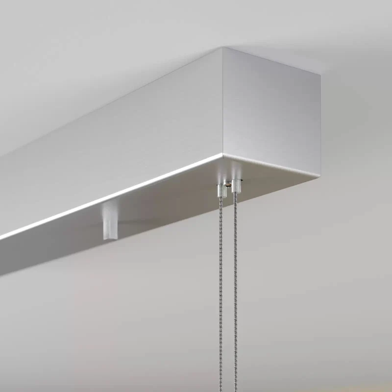 B-Ware Pendellampe Hängeleuchte Lucande LED Arnik nickel matt dimmbar Metall Aluminium