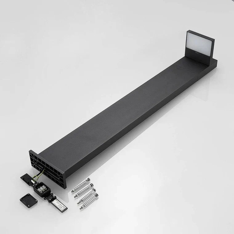 B-Ware Lucande LED-Pollerleuchte Silvan Sockelleuchte Wegeleuchte Außenleuchte Leuchte