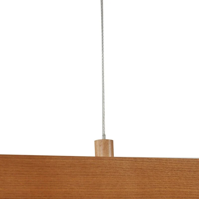 B-Ware Lucande Hängeleuchte Pendelleuchte LED Holz hell weiß dimmbar höhenverstell164