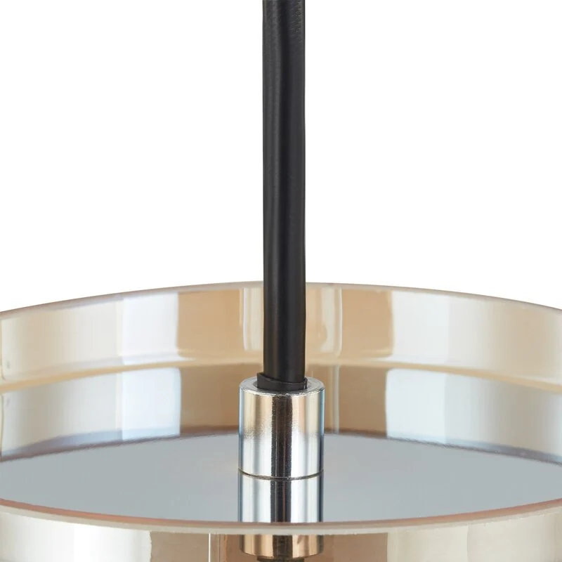 B-Ware Lucande Diano Hängeleuchte amber Hängelampe Lampe Pendelleuchte SIEHE TEXT/FOTO