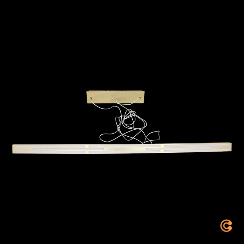 B-Ware Fabas Luce LED Hängeleuchte Pendellampe Ling messing Up Downlight dimmbar