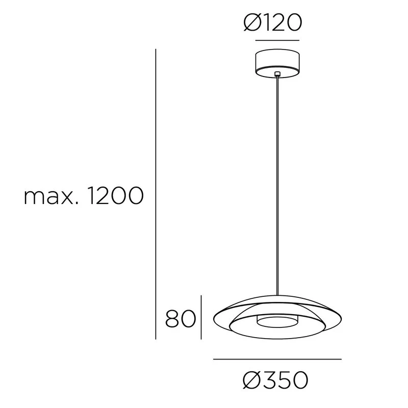 B-Ware LEDS-C4 Noway Small Light for Life zentral gold Deckenlampe Deckenleuchte Lampe