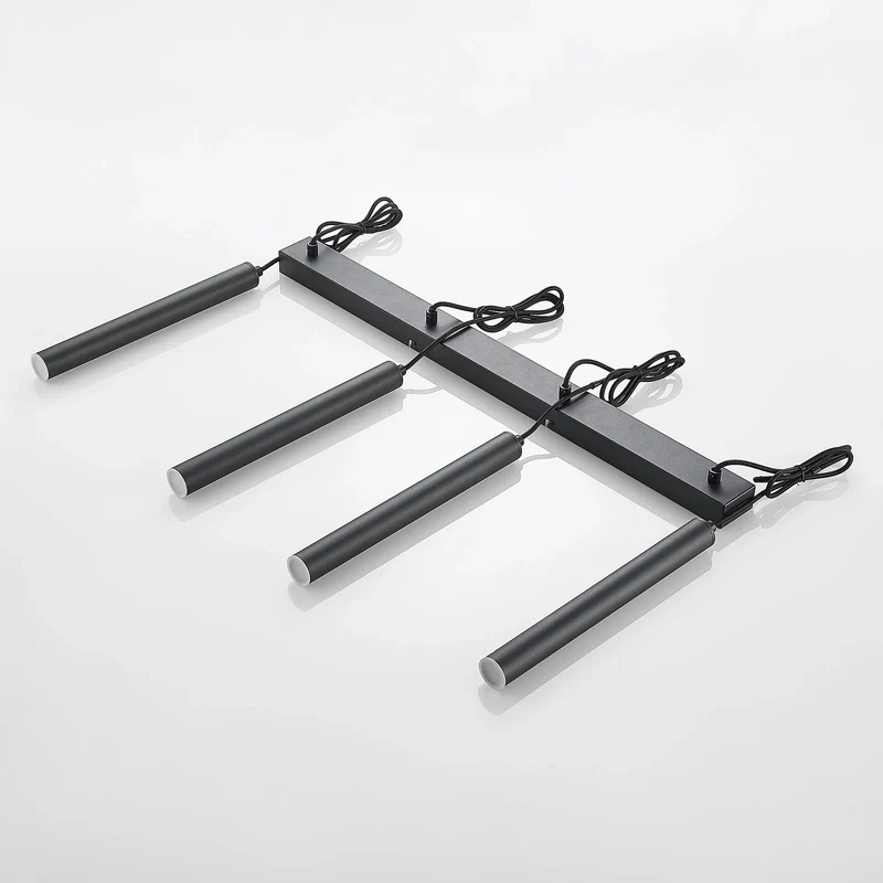 B-Ware Arcchio LED Hängeleuchte Pendelleuchte Kammeron schwarz Metall 80 cm Leuchte