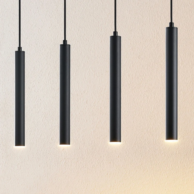 B-Ware Arcchio LED Hängeleuchte Pendelleuchte Kammeron schwarz Metall 80 cm Leuchte
