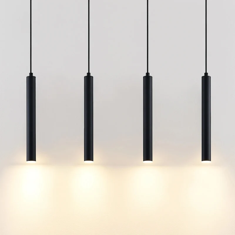 B-Ware Arcchio LED Hängeleuchte Pendelleuchte Kammeron schwarz Metall 80 cm Leuchte