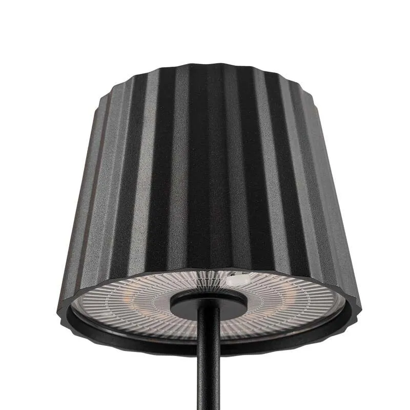 B-Ware Lindby Tischleuchte Esali LED Dimmbar Akku Lampe Gartenleuchte schwarz IP65