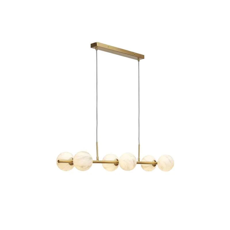 B-Ware It's about RoMi Hängeleuchte Carrara LED Pendelleuchte dimmbar grau marmoriert