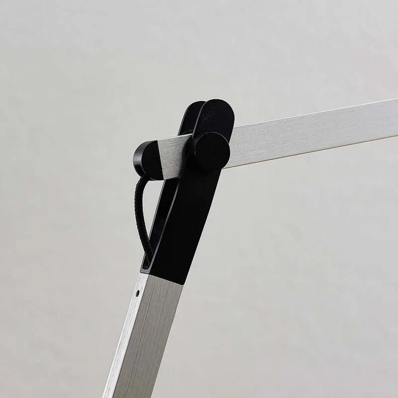 B-Ware Lindby Tischlampe LED dimmbar Rilana verstellbar silber 12x46,5cm Leuchte Licht