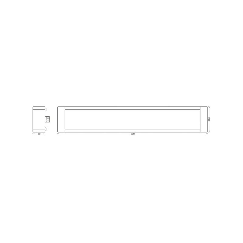 B-Ware OSRAM SMART+ LED Unterbaulampe Undercabinet dimmbar 50cm warmweiß weiß 480lm