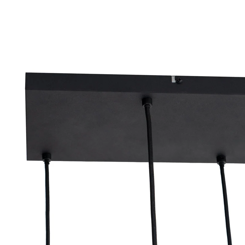 B-Ware Lindby Hängeleuchte Pendelleuchte Lampe Leuchte Hildur rauchgrau Glas 6flg Ø2710