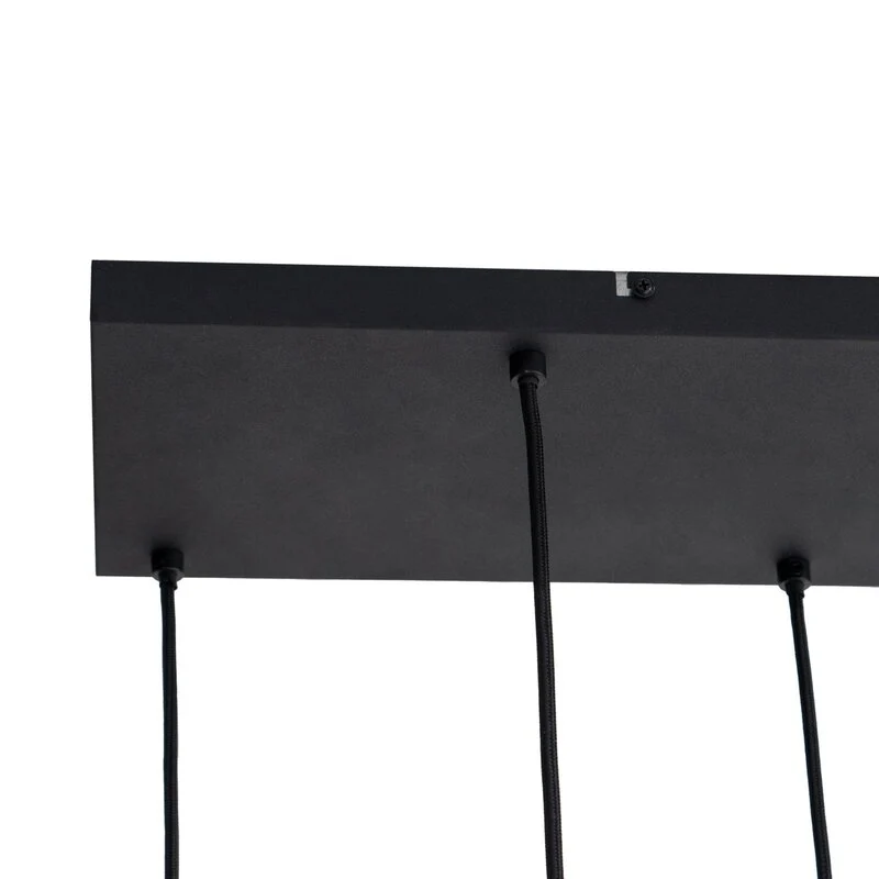 B-Ware Lindby Hängeleuchte Pendelleuchte Lampe Leuchte Hildur rauchgrau Glas 6flg Ø2710
